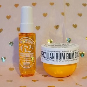 🌞NEW! Sol de Janeiro Brazilian Bum Bum 2pc Set - Cream and Fragrance Mist